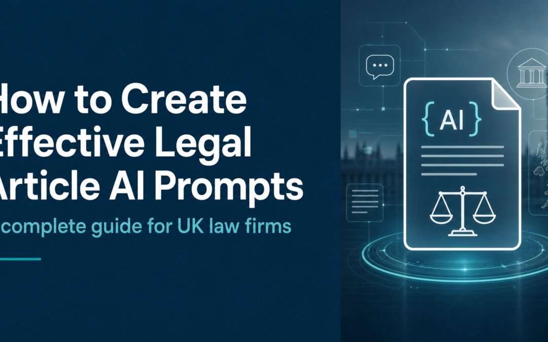 How To Create Effective Legal Article AI Prompts In 2026